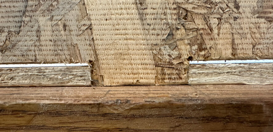 closeup finger joint
